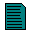 The icon shows an old-school camera body. The camera body is two tone with a grey at the top and light green at the bottom. The lens is in the center and is blue.